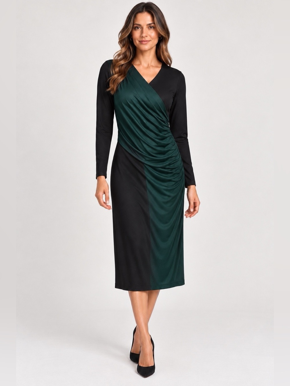 Hugo Boss Eretha Multicolor Stretch Evening Dress XS NWT D2